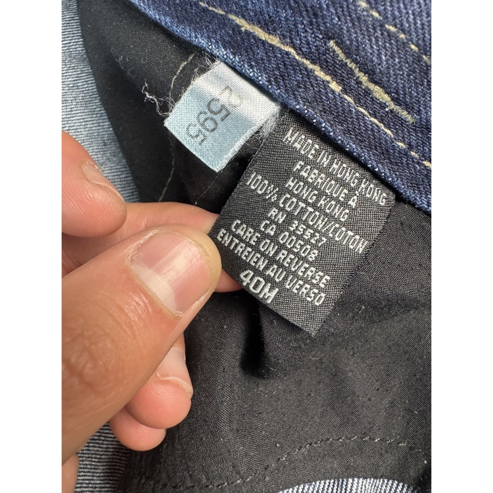Marithe Francois Girbaud Pants Mens 40 Denim Carpenter Utility Cargo Workwear - Picture 5 of 11